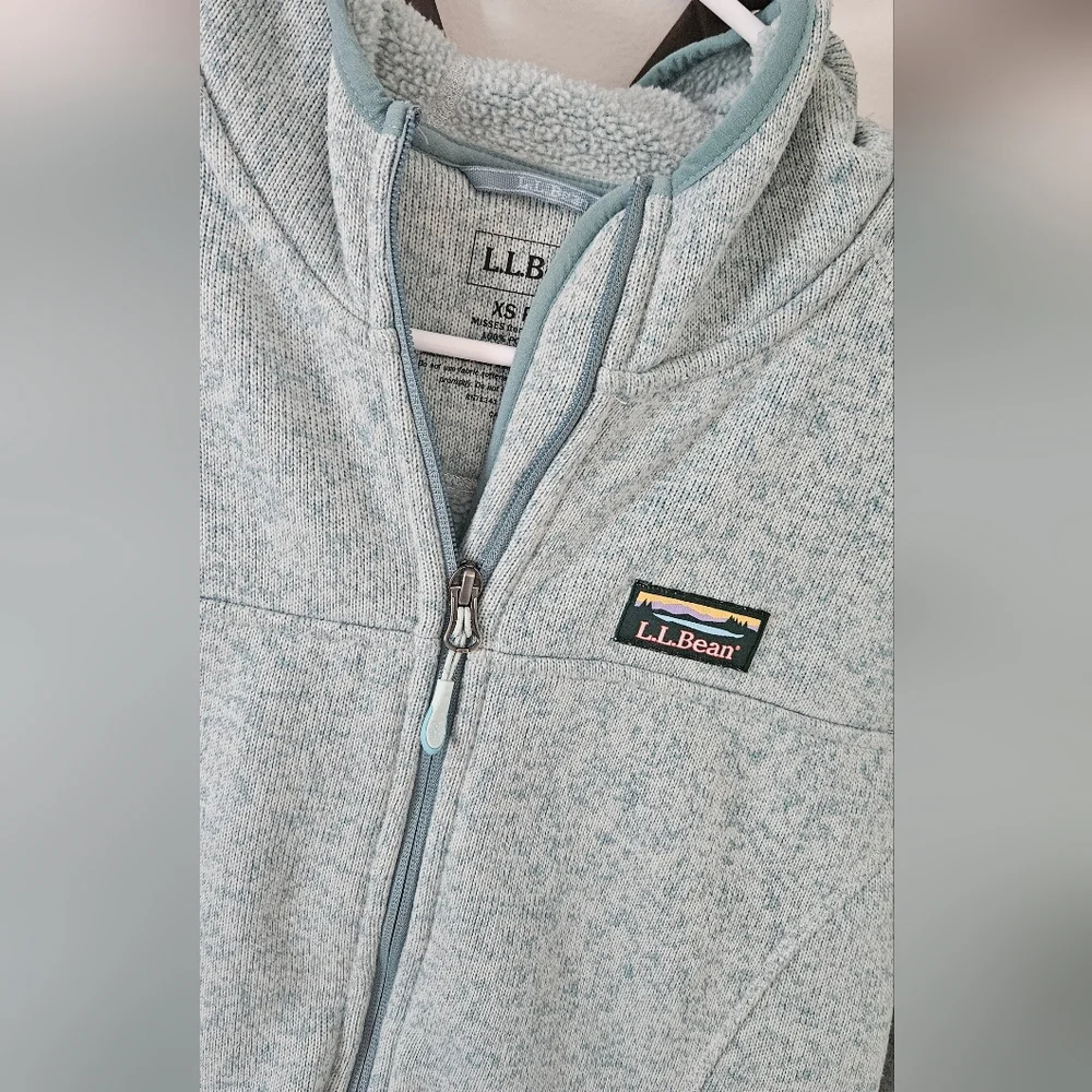 L.L.Bean Light Blue Fleece Jacket